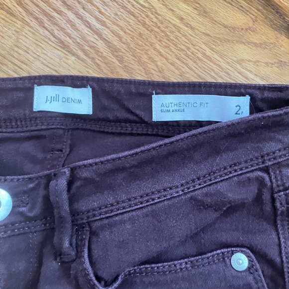 J Jill Slim Ankle denim pants - Picture 2 of 4